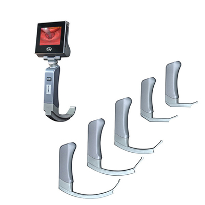 CMOS 3.5 بوصة LCD قابلة لإعادة الاستخدام فيديو منظار الحنجرة 1200 * 1600 بكسل تنبيب الفيديو الدقة